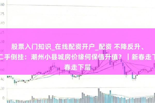 股票入门知识_在线配资开户_配资 不降反升、一二手倒挂：潮州小县城房价缘何保值升值？｜新春走下层